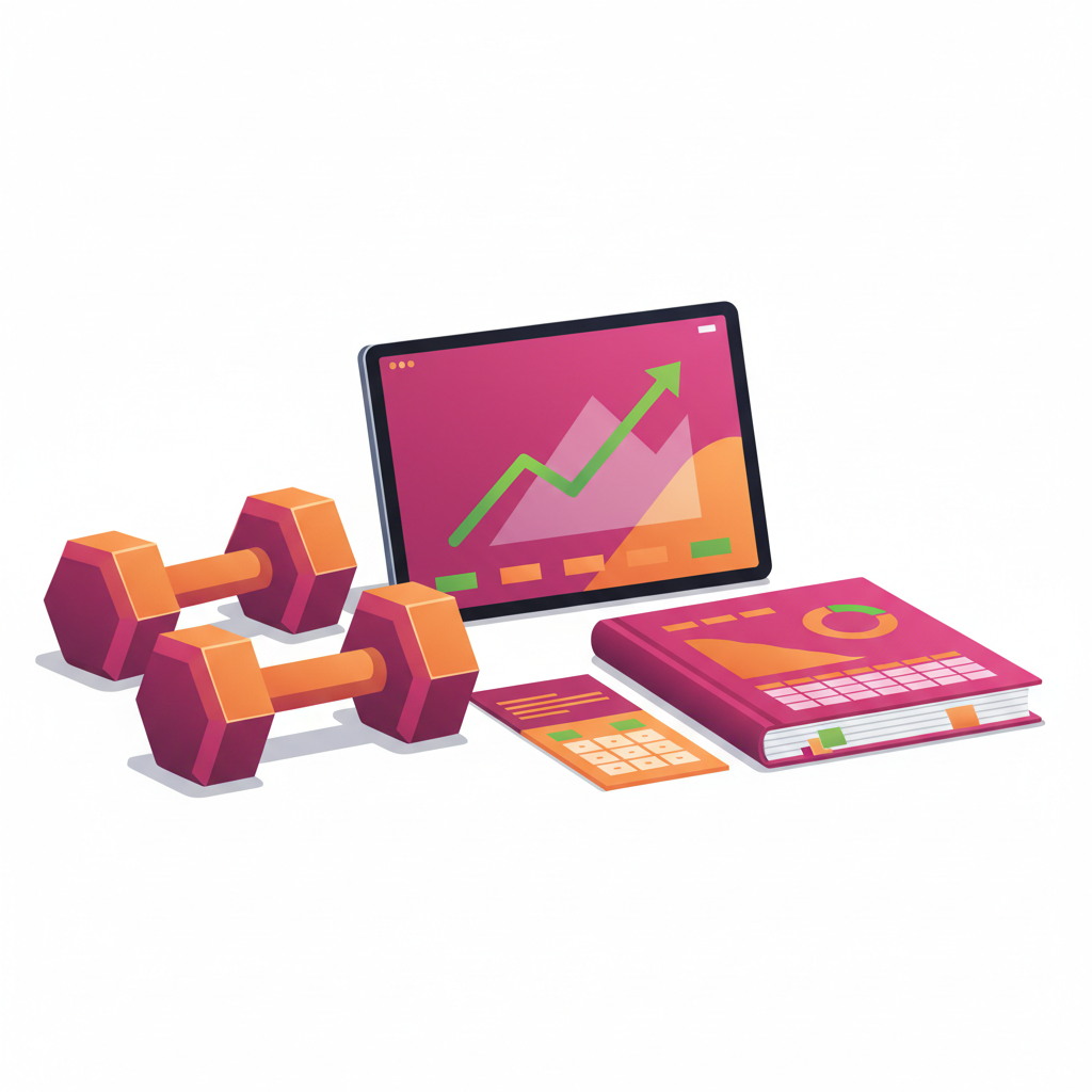 The Body Recomposition Progress Tracker & Training Log — visual